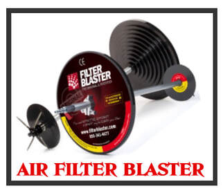 Clean all farm equipment filters with Air Filter Blasters